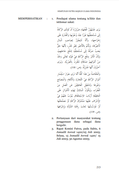 Penggunaan Dana Zakat Untuk Istismar (Investasi)